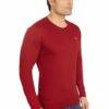 Maroon Men's T-Shirt Full Sleeves - Image 3