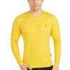 Gold Yellow Men's T-Shirt Full Sleeves