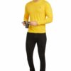 Gold Yellow Men's T-Shirt Full Sleeves - Image 5