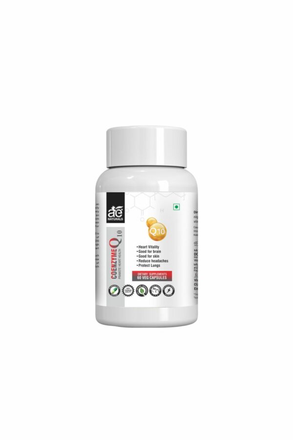 AE Naturals Coenzyme Q10 Capsules 60 Caps