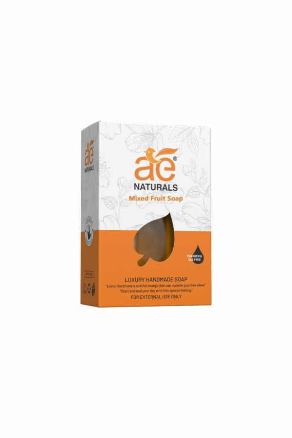 AE Naturals Handmade Mixed Fruit With Glycerine Paraban Free 100g Pack of 3 - Image 2