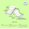 Stayzy Maternity Pads for Postpartum Bleeding with Utmost Comfort to New Mothers, 580mm, 10 pcs - Image 3